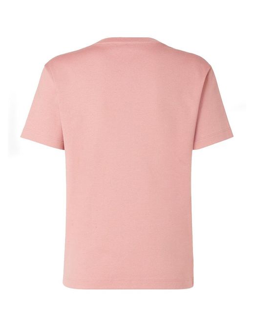 Fendi Pink Logo Print T Shirt