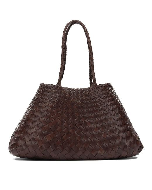 Santa Croce Handbags Marrone-Donna di Dragon Diffusion in Brown