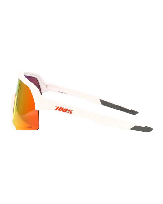 100% Red Soft Tact Polycarbonate Sunglasses