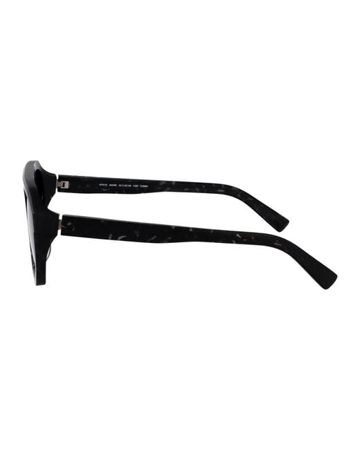 Mykita Black Squared Sunglasses Amare 801