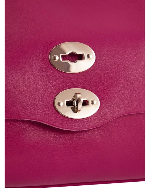 Zanellato Purple Postina Bags Heritage -Handschuh