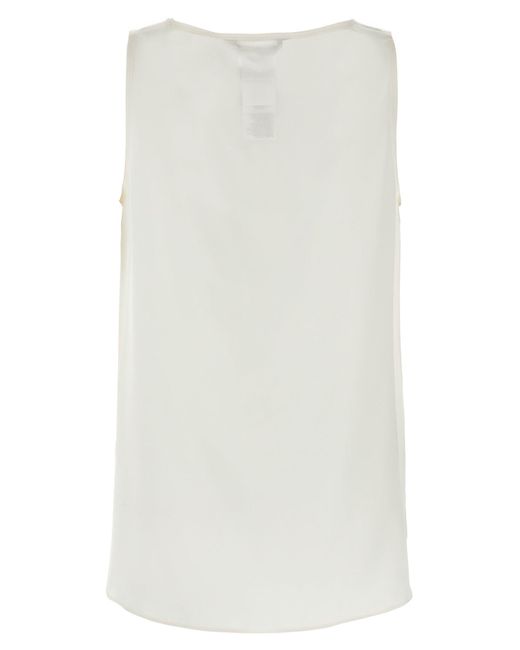 Max Mara White 'Filly' Top
