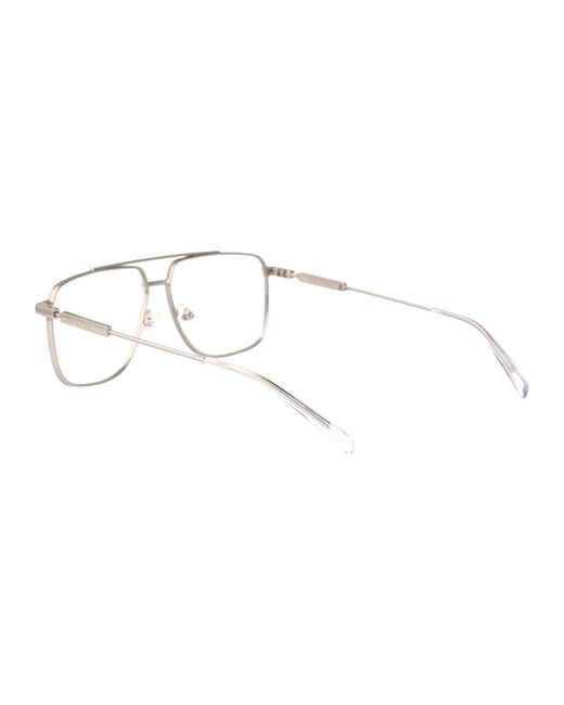 McQueen Metallic Alexander Mc Queen Aviator Optical Am0480 O 001