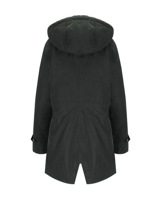 Barbour Black Cannich Wax Hooded Jacket