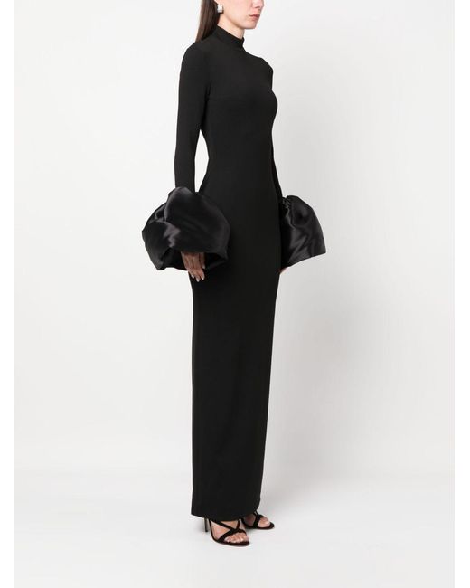 Solace London Black Viviana Maxi Dress