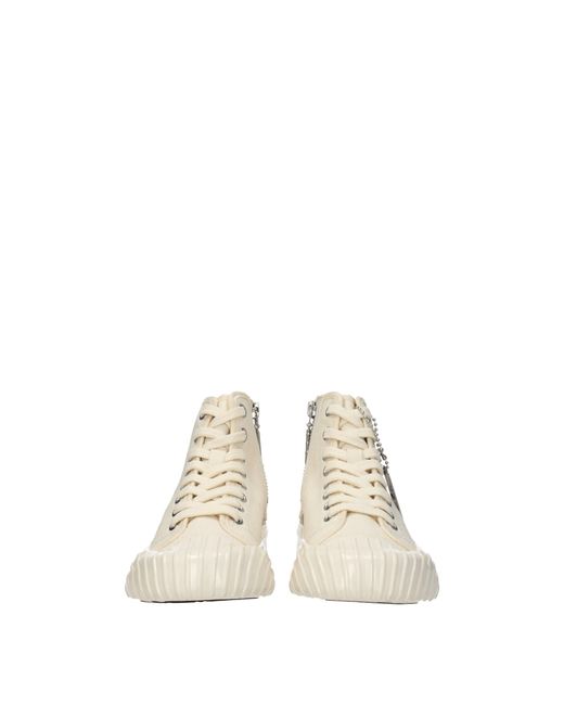 KENZO Natural Sneakers Donna Tessuto Bianco/Crema