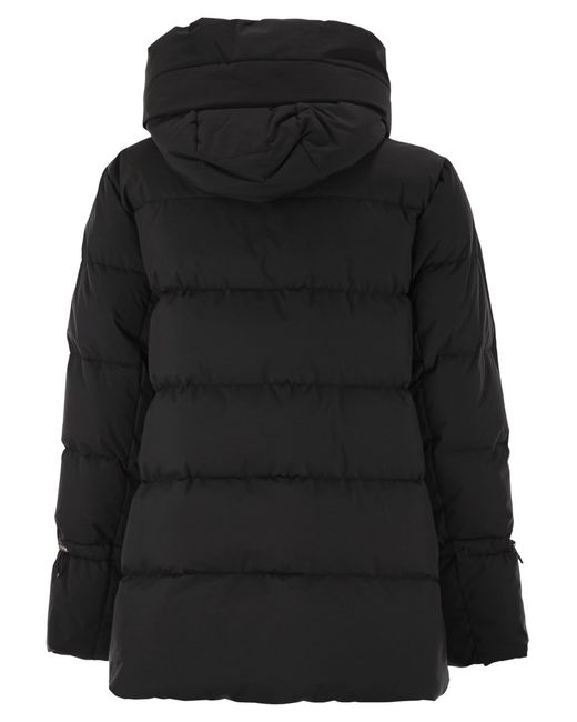 Moorer Black Gadia Stp Hooded Down Jacket