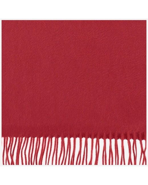Alex Begg Red Cashmere Scarf for men