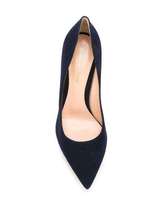Gianvito Rossi Blue With Heel