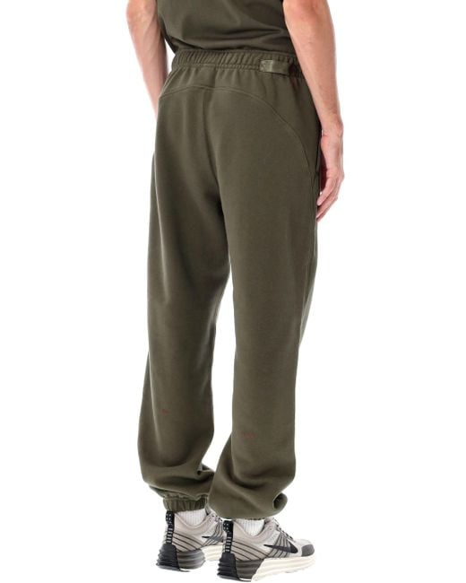 Nike Green Nocta Fleece Cs Sweatpants for men