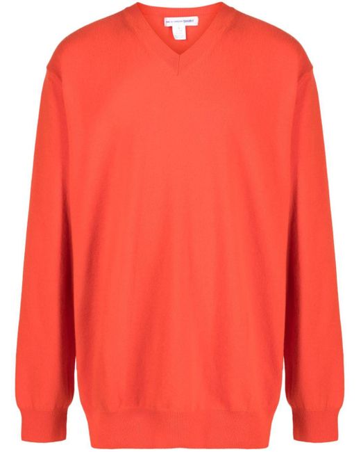 Comme des Garçons Pullover Mit V-Ausschnitt in Red für Herren