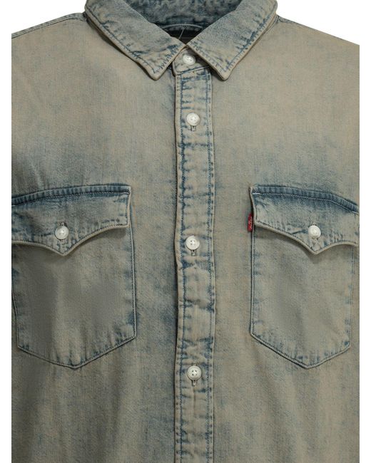 Levi's Freizeithemd "Western". in Green für Herren