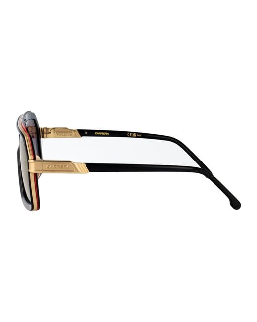 Carrera Brown Squared Sunglasses Ca 1053/S/Ti Oit for men