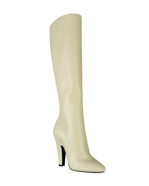 Saint Laurent White 68 Boots
