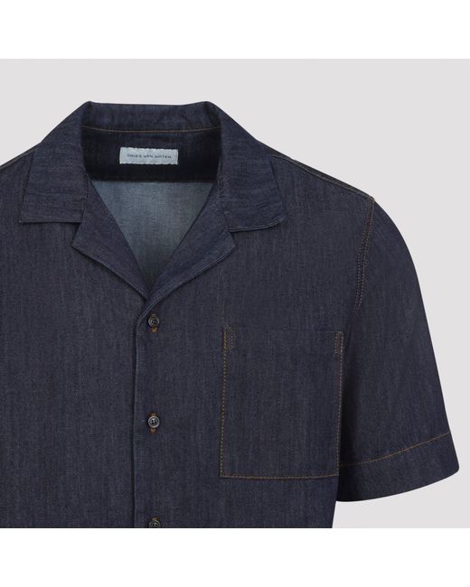 Dries Van Noten Carltone Overhemd in het Blue