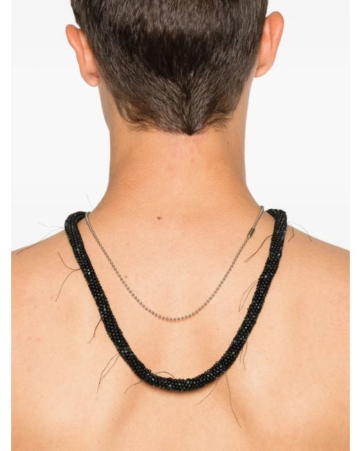 Paura Metallic Carena Necklace
