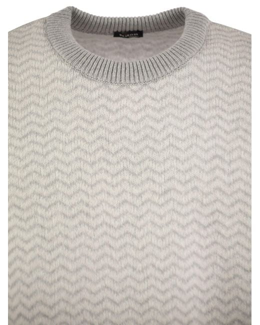 Kiton Gray Magic Cashmere Choker