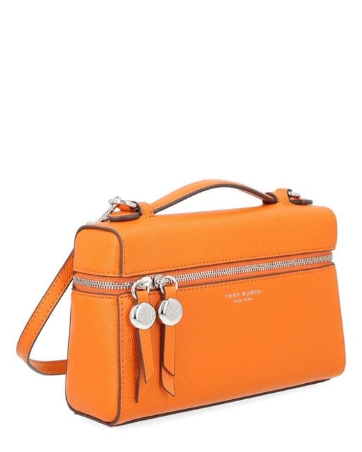 Tory Burch Orange Slim Romy Top Handle