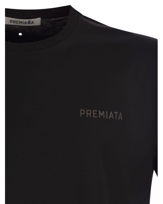 Premiata Black Cotton Jersey T-Shirt for men