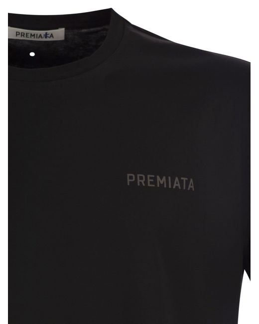 Premiata Black Cotton Jersey T-Shirt for men
