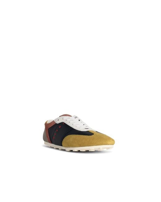 Marni White 'Softy Soccer' Leather Sneakers