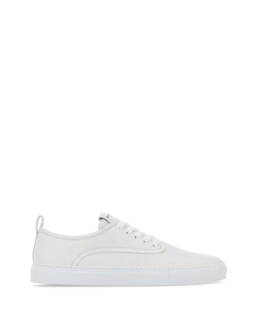 Givenchy White Leather New City Sneakers for men