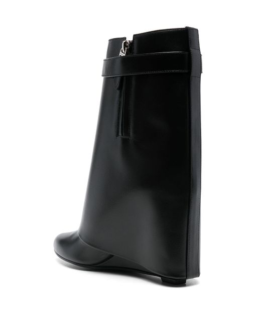 Givenchy Black Stivaletti Shark Lock for men