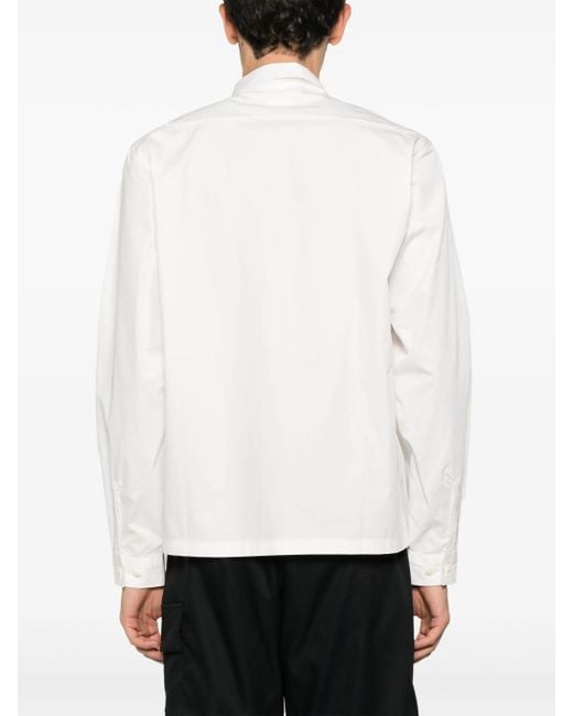 C P Company White Shirts Long Sleeve 18Clsh026A006472A for men