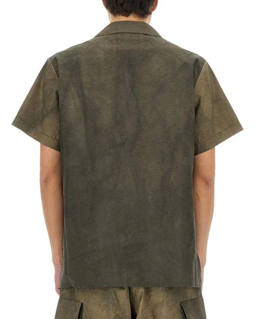 Uma Wang Green Terry Shirt for men
