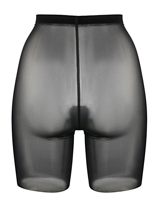 Wolford Gray Shaping Tulle Shorts