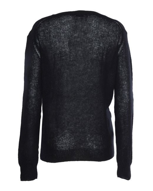 Ballantyne Black V Neck Pullover