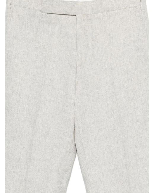 Lardini White Flannel Pants for men