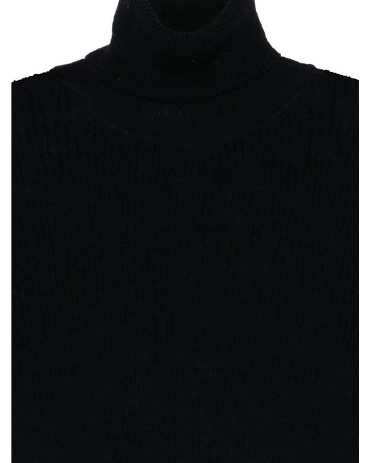 Dries Van Noten Macro2707 M.k.t. Nek in het Black