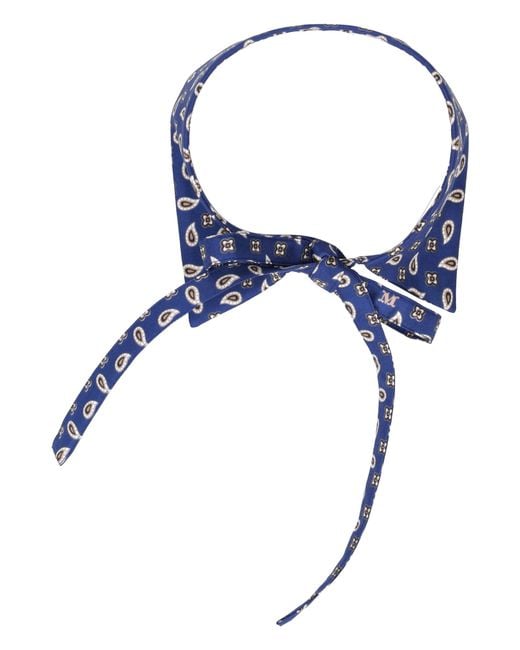 Max Mara Blue Collo