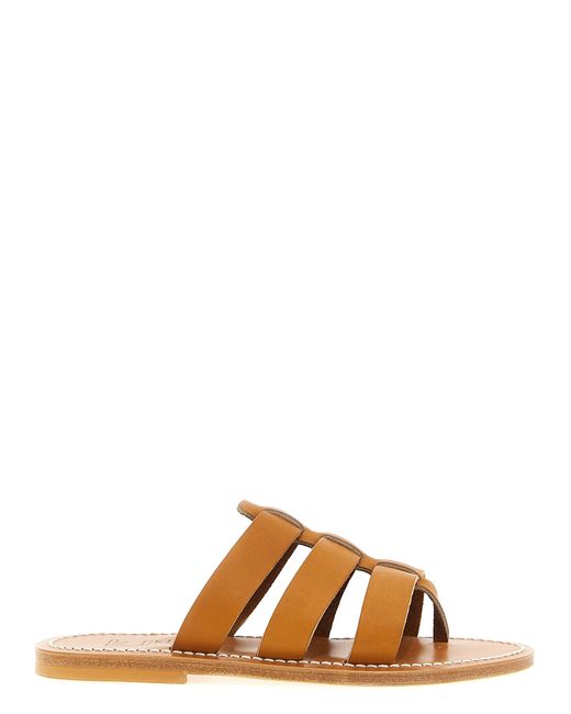 K. Jacques Brown 'Dolon' Sandalen
