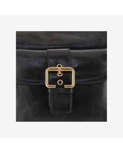 Chloé Black Shiny Leather Camera Bag