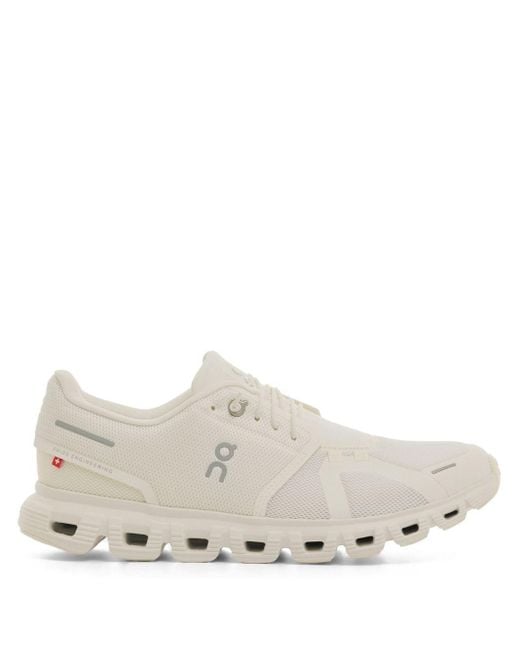 On Shoes White "Cloud 6" Sneakers for men