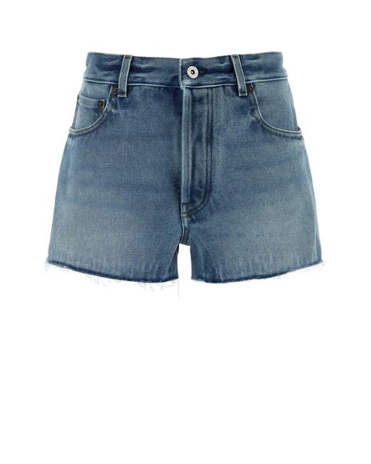 Miu Miu Blue Denim Shorts