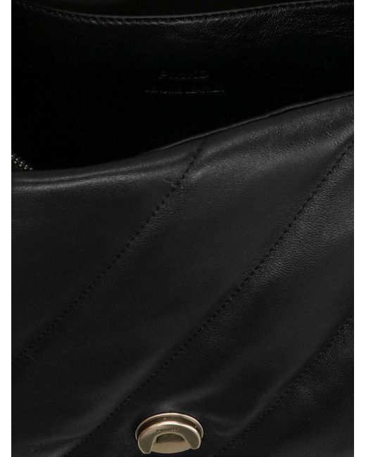 Pinko Black 'Love Big Puff' Crossbody Bag for men