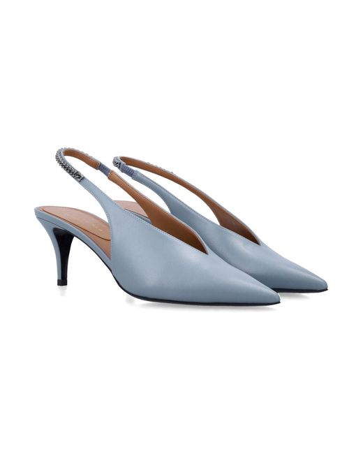 Stella McCartney Blue Falabella Slingback