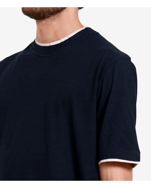 Paolo Pecora Blue T Shirts And Polos
