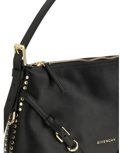 Givenchy Black Voyou Mini Leather Shoulder Bag