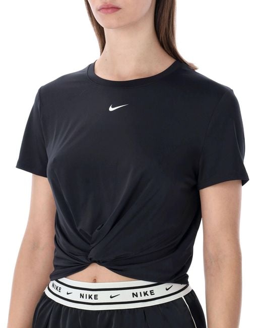 Nike Black Dri-Fit Short Sleeve Top
