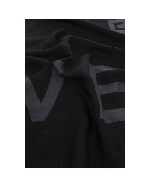 Givenchy Logo -sjaal in het Black voor heren