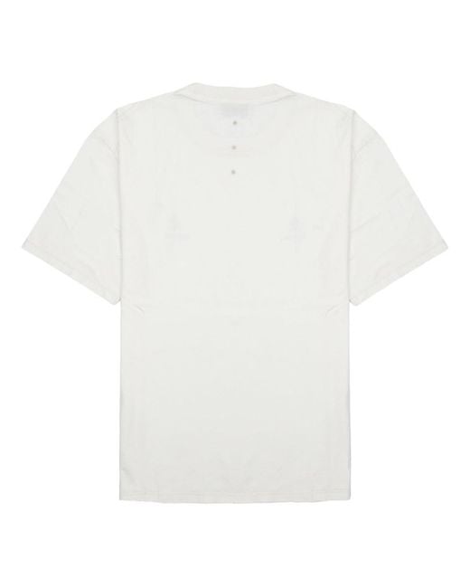 Premiata White T Shirt Con Logo