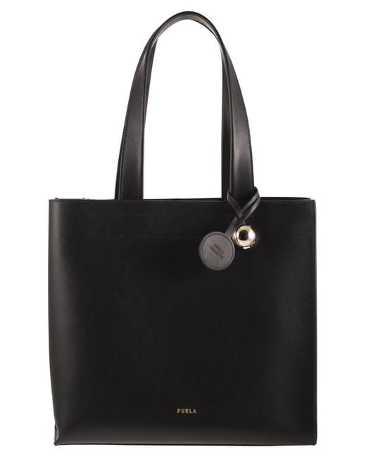 Furla Black Divide It Shopping Bag M