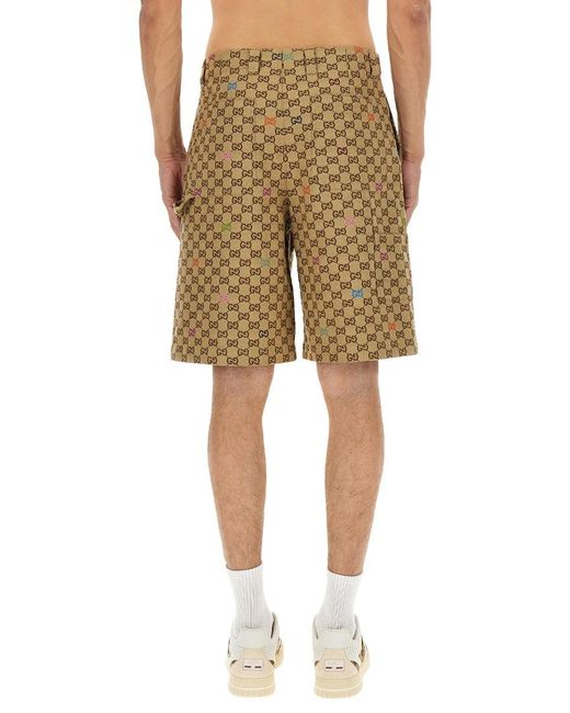 Gucci Natural Fabric Shorts Gg for men