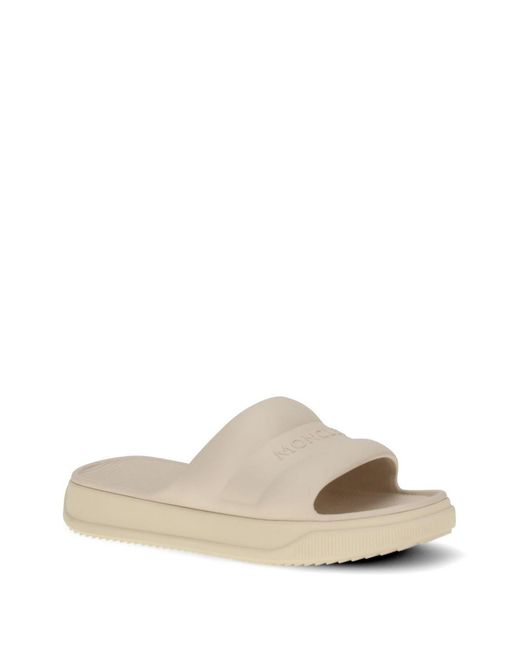 Moncler White Altive Pool Slides