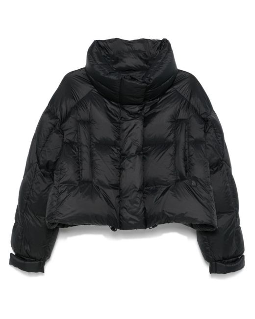 Bacon Black Puffa Ring Puffer Jacket
