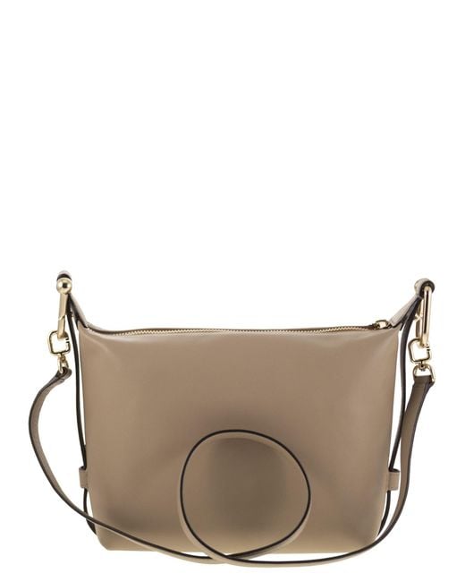Furla Brown Tonie Mini Shoulder Bag
